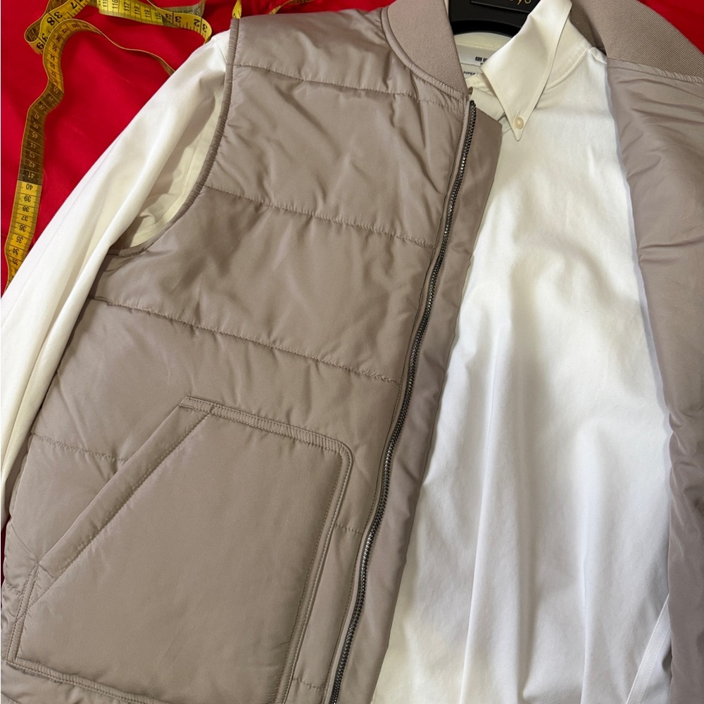 Bugatchi Tan Puffer Vest - Picture 4 of 5